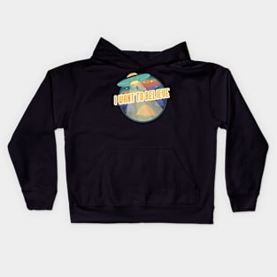 I Want to Believe Kids Hoodie